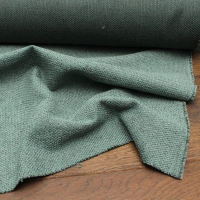 Upholstery Fabric Basket Weave Green