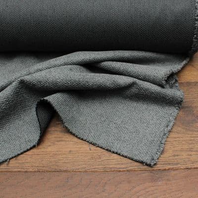 Upholstery Fabric Basket Weave Grey