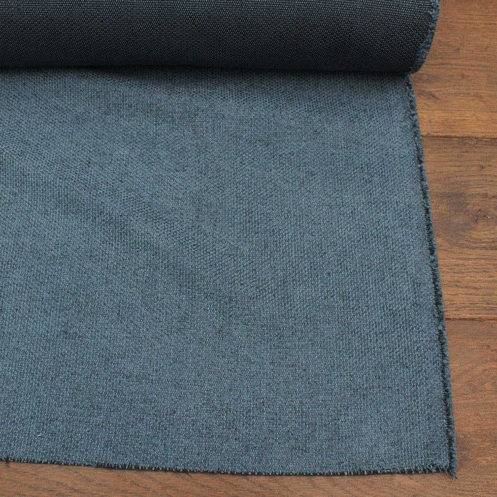 Upholstery Fabric Basket Weave Navy Blue