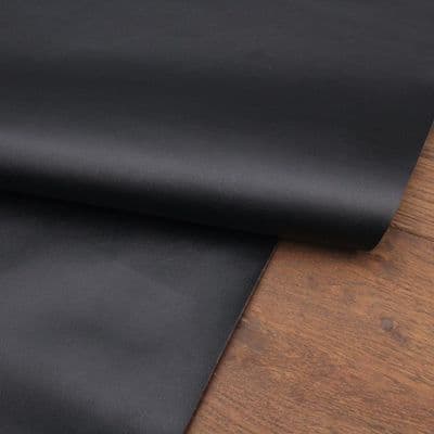 Upholstery Fabric Faux Leather Black
