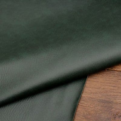 Upholstery Fabric Faux Leather Forest Green