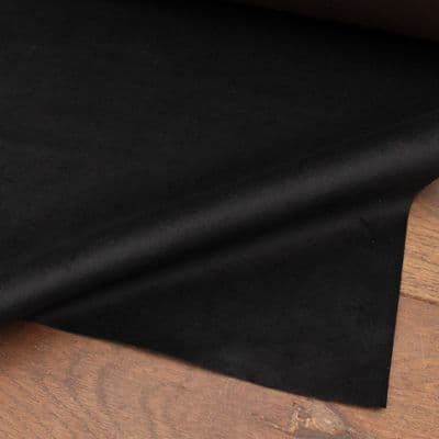 Velvet Upholstery Fabric Black