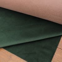 Velvet Upholstery Fabric Bottle Green