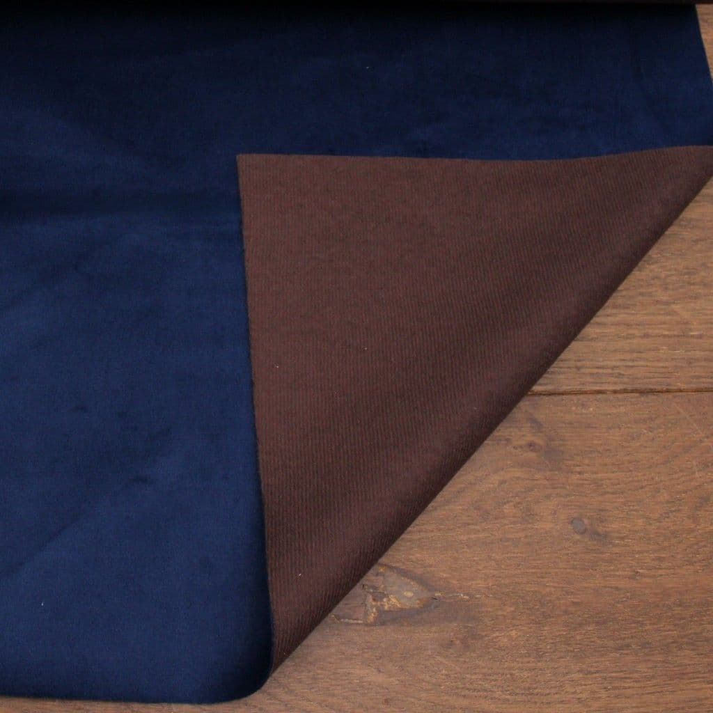 Velvet Upholstery Fabric Navy Blue