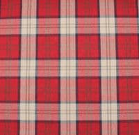 Wool Like Tweed Herringbone Check Fabric Crimson