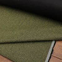 Wool Like Tweed Herringbone Upholstery Fabric - Woodland Green