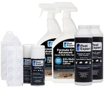 Pest Expert Carpet Moth Killer Kit for 2 Rooms