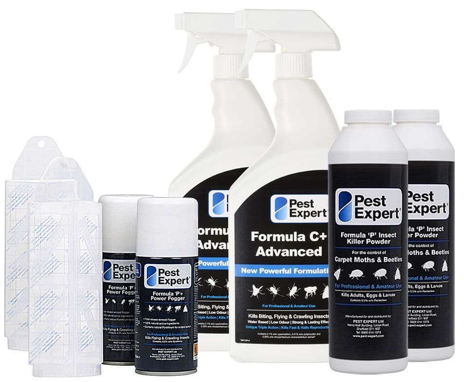 Pest Expert Carpet Moth Killer Kit for 2 Rooms