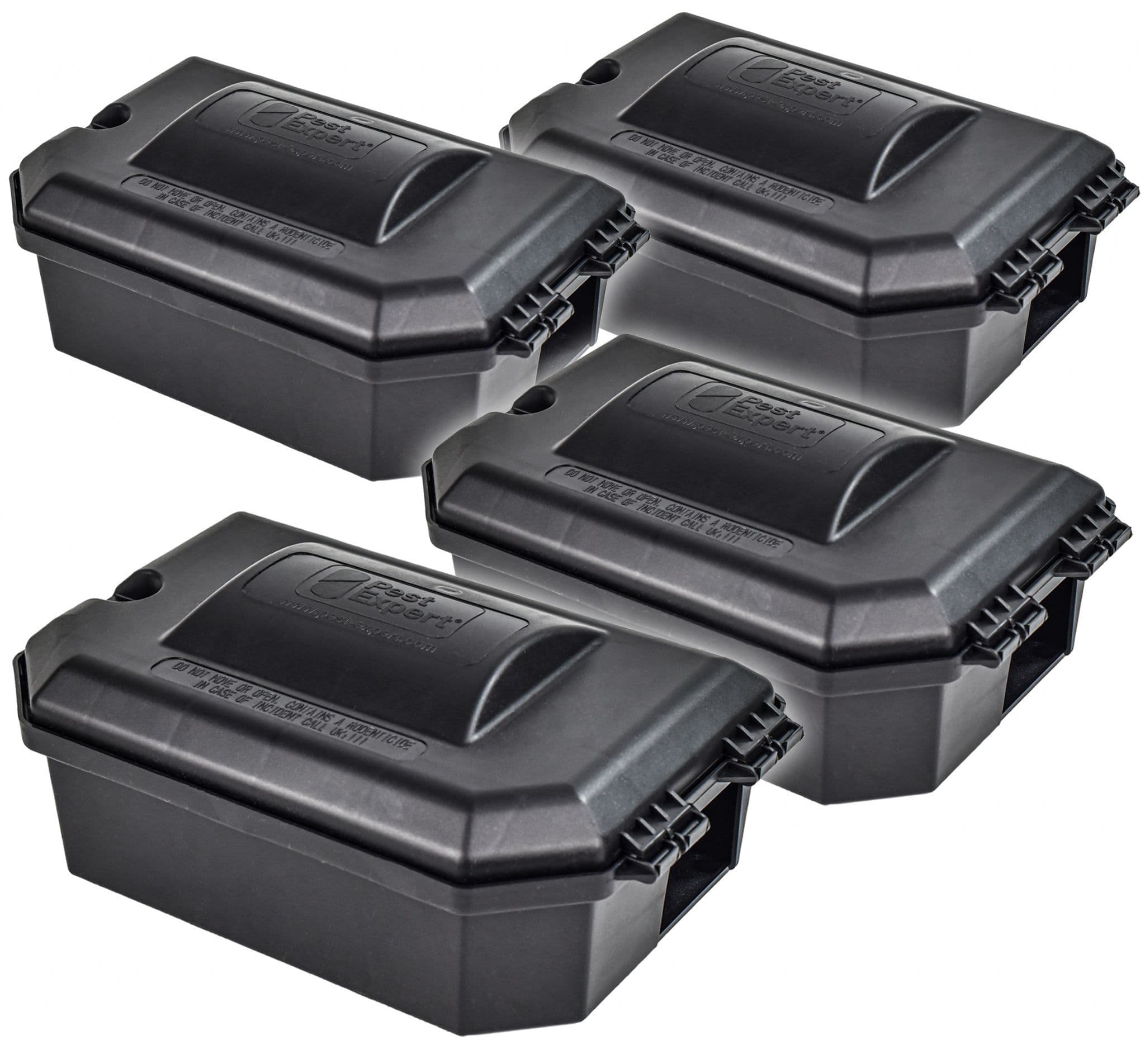 Poison Box Lockable Rat & Mouse Bait Box x 4