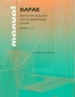 BAPAE. Batería de Aptitudes para el Aprendizaje Escolar Editorial TEA