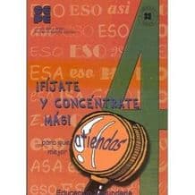 Cuaderno 4 Fíjate (Fijate) y Concéntrate (Concentrate) Más (Mas) Editorial CEPE