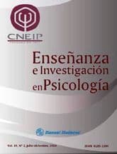 Enseñanza e Investigación (Investigacion) en Psicología (Psicologia) Vol. 19 No. 2 Jul-Dic 2014 CNEIP ISBN: 1851594019027