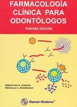 Farmacología clínica para odontólogos Ciancio ISBN: 9684265239