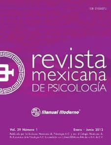 Revista Mexicana de Psicología (Psicologia). Vol. 29 Núm. 1 Ene-Jun 2012 Soc. Mex. Psicología ISBN: 9770185607004