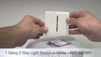 1 Gang 1 or 2 way Rocker Light Switch