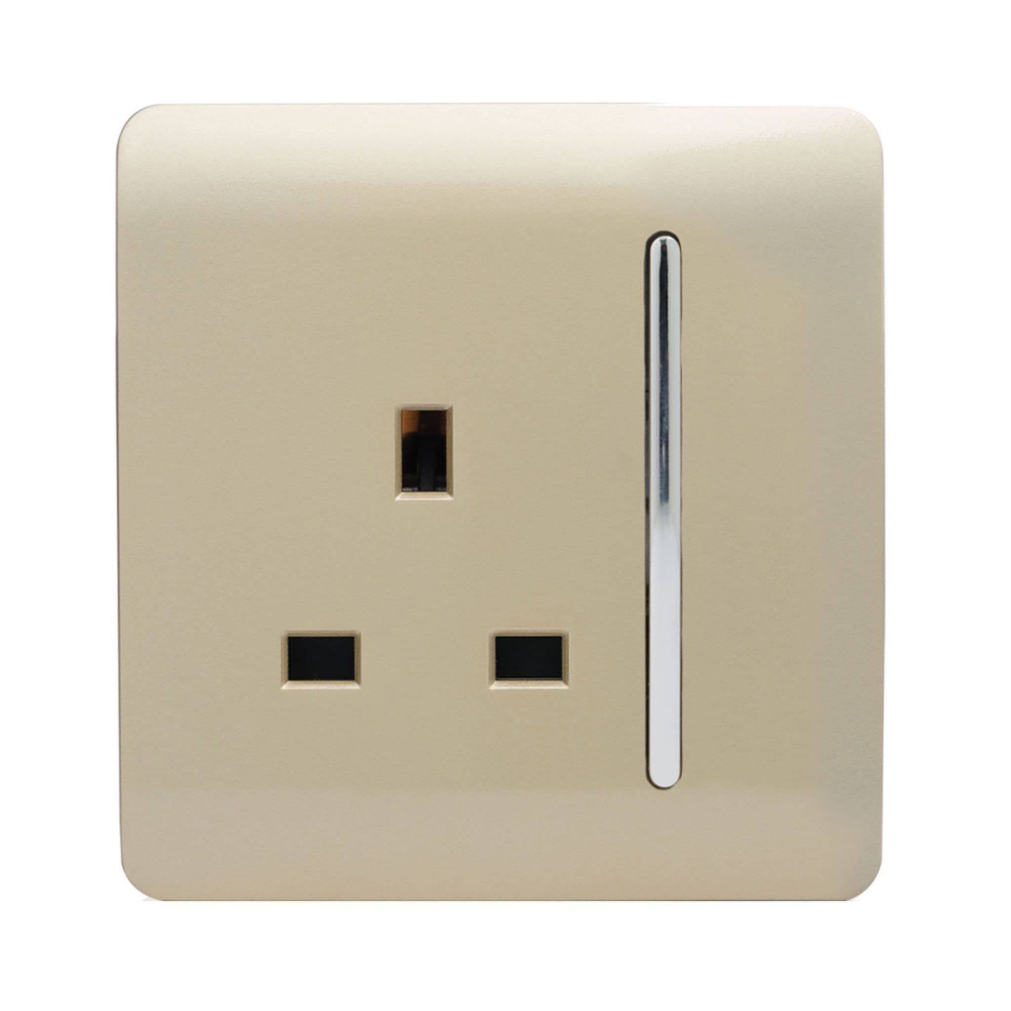 1 Gang 13 Amp Switched Plug Socket