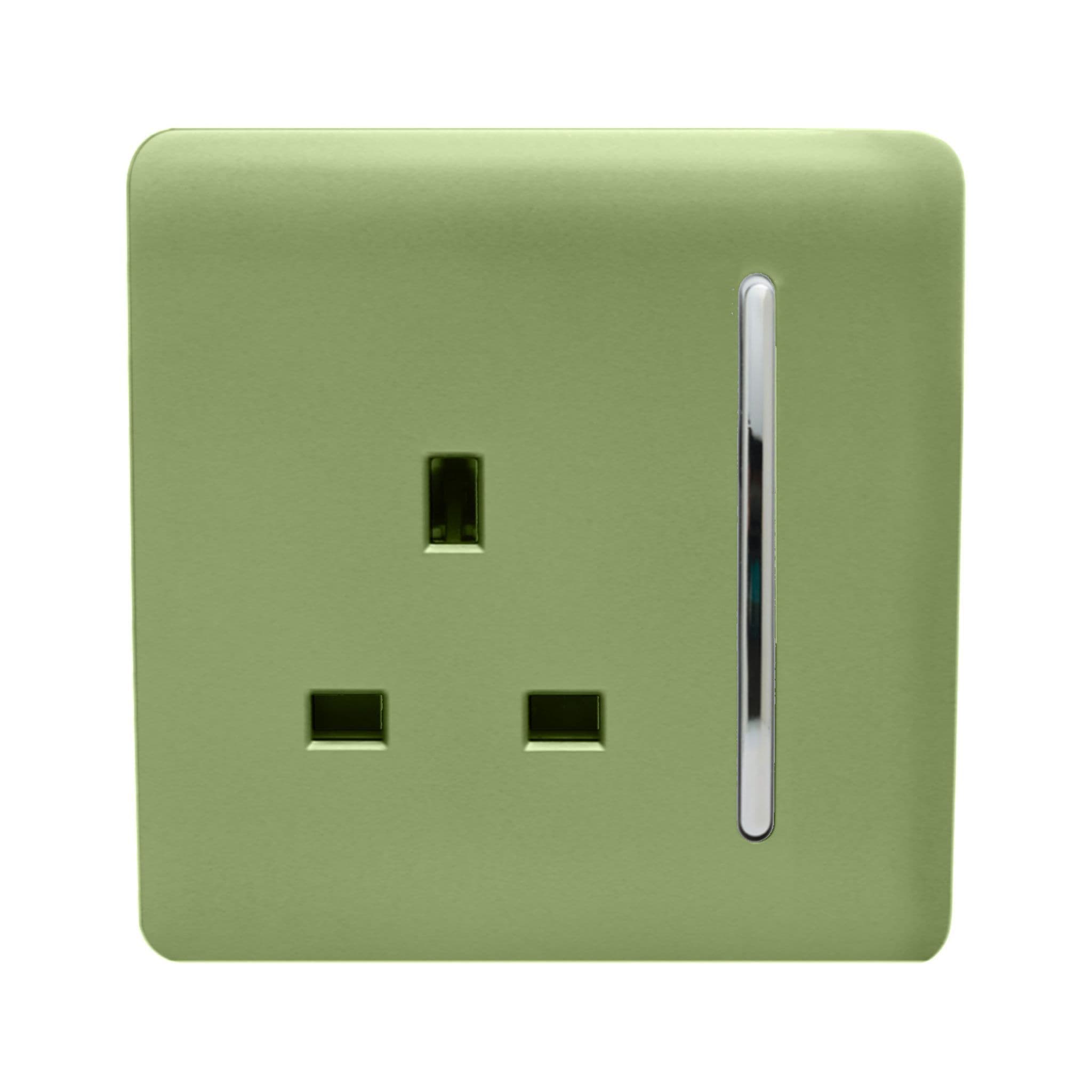 1 Gang 13 Amp Switched Plug Socket