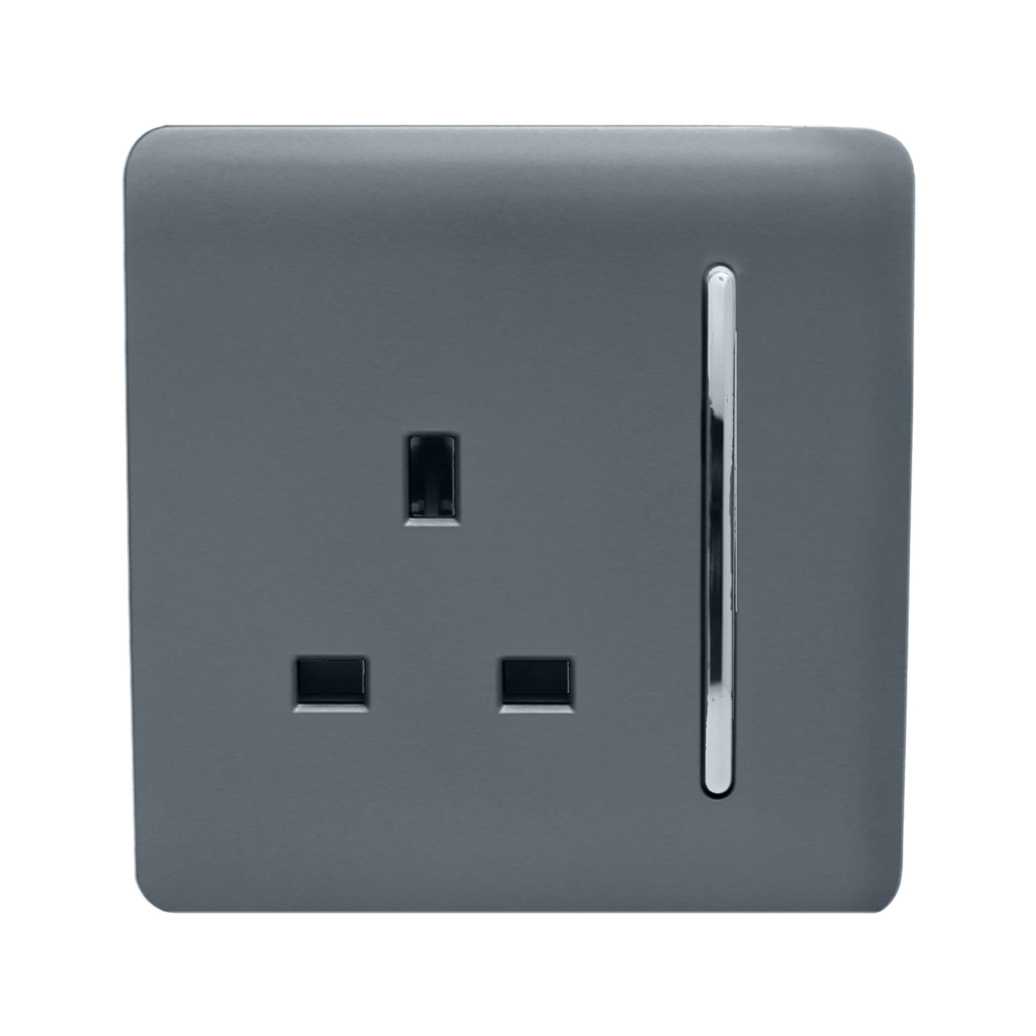 1 Gang 13 Amp Switched Plug Socket