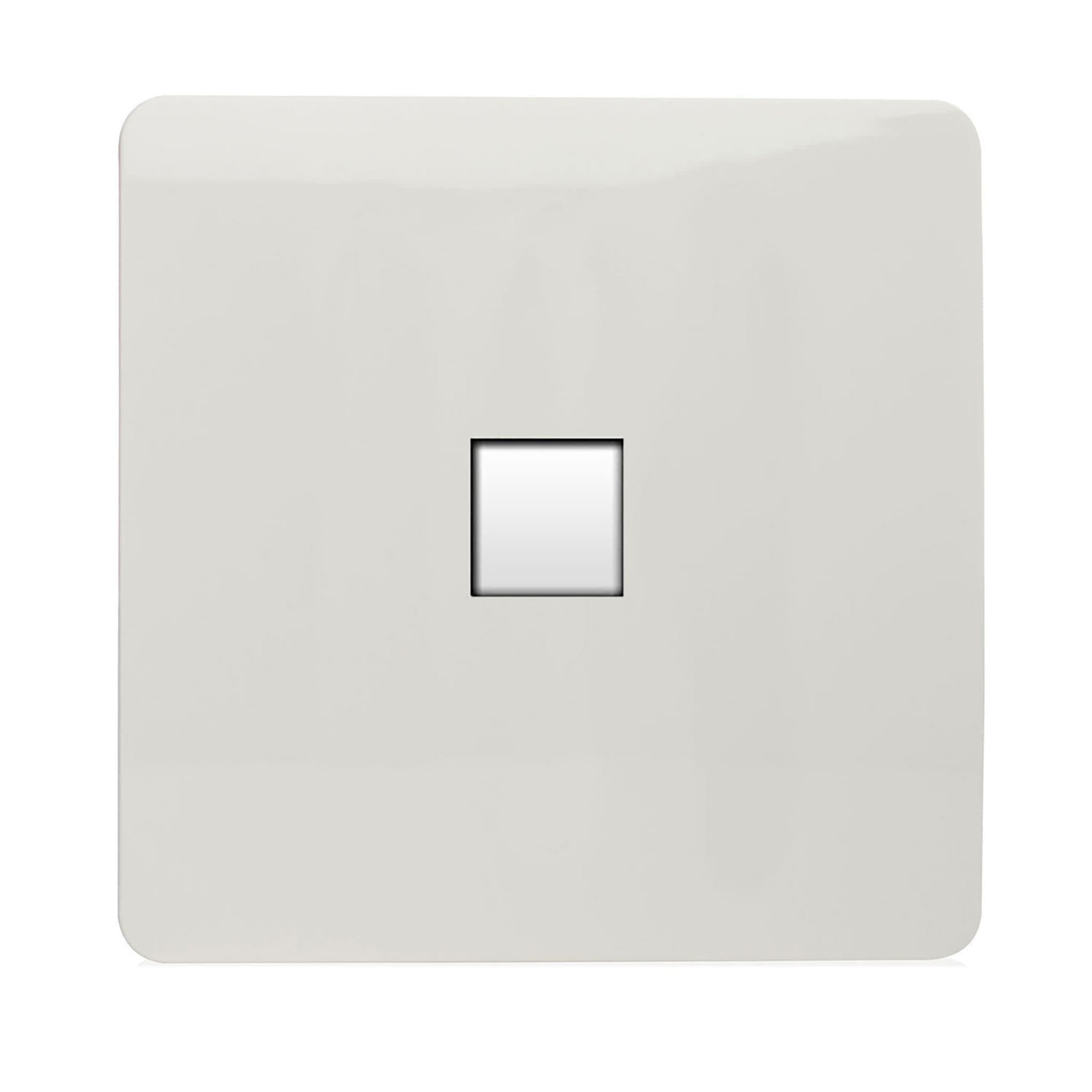 1 Gang RJ45 Cat 6 Modern Designer PC Ethernet Socket