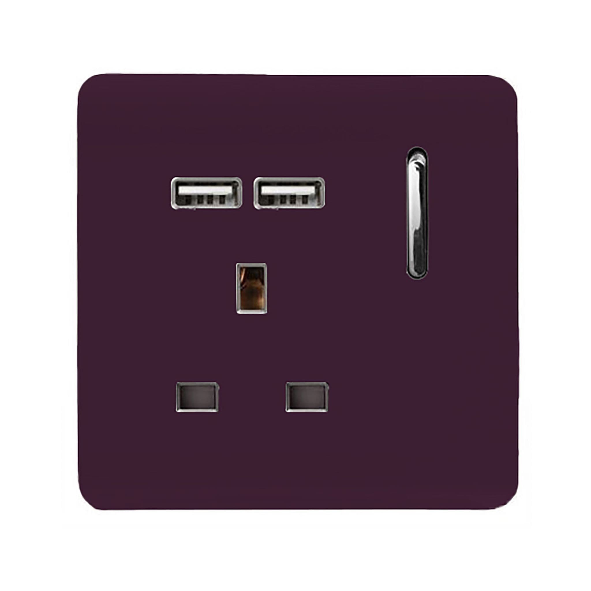 1 Gang USB 2100mA Plug Socket