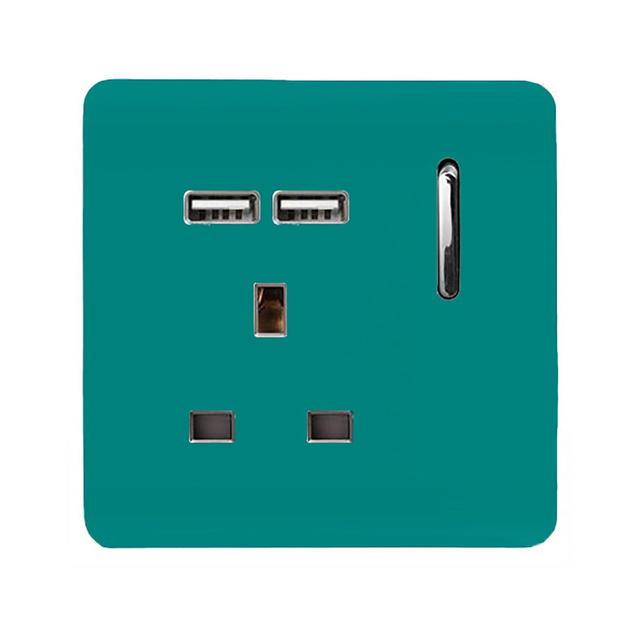1 Gang USB 2100mA Plug Socket