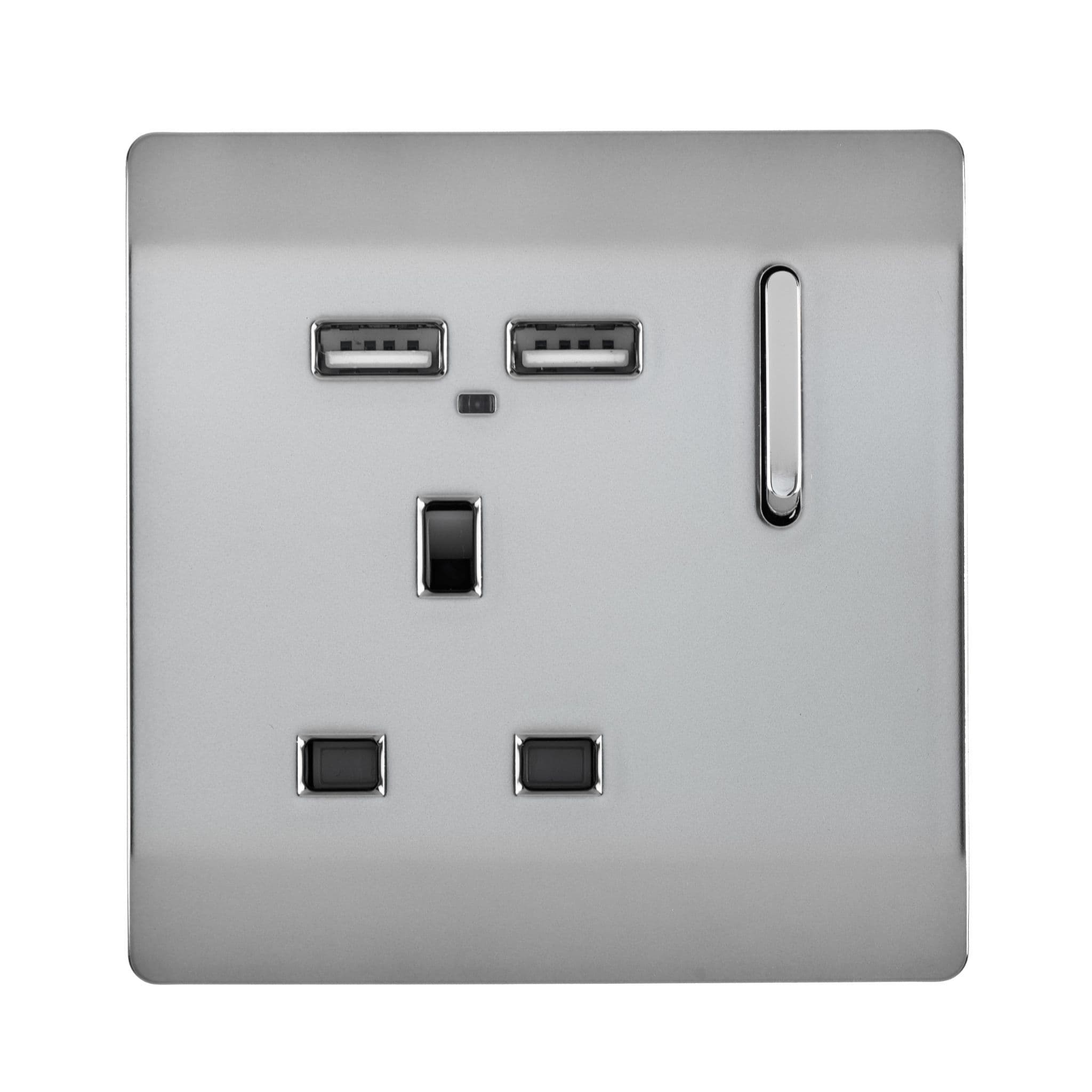 1 Gang USB 2100mA Plug Socket