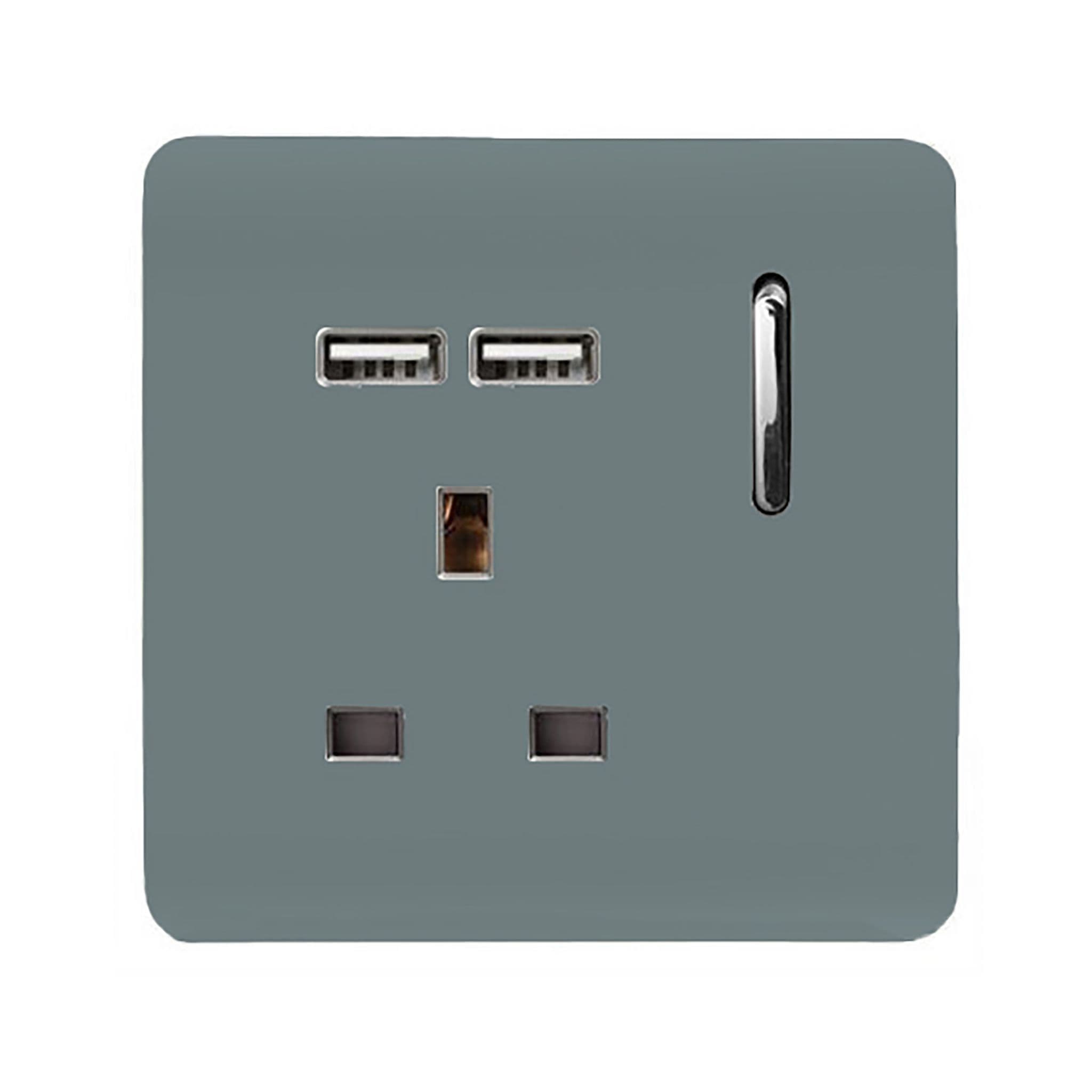 1 Gang USB 2100mA Plug Socket