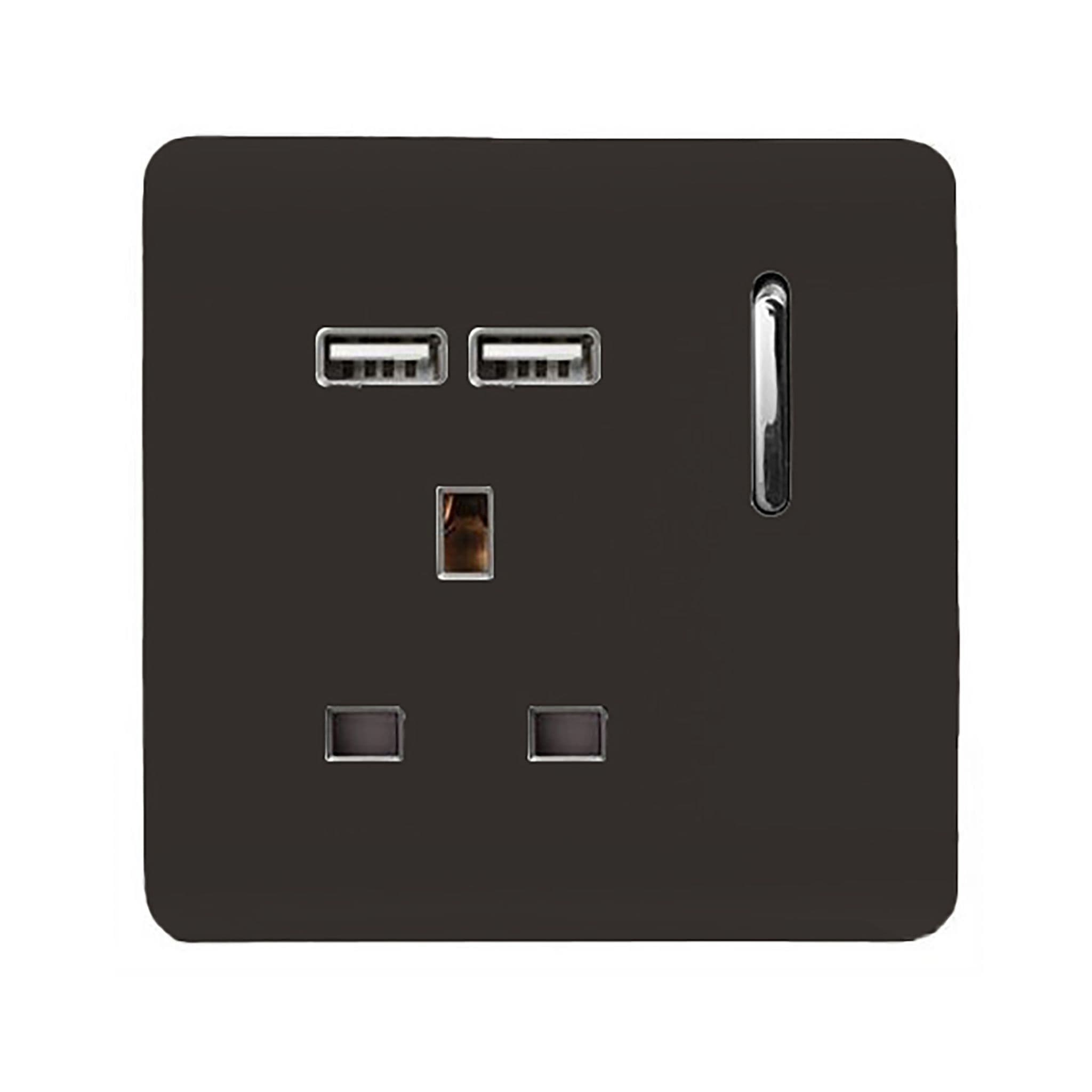 1 Gang USB 2100mA Plug Socket