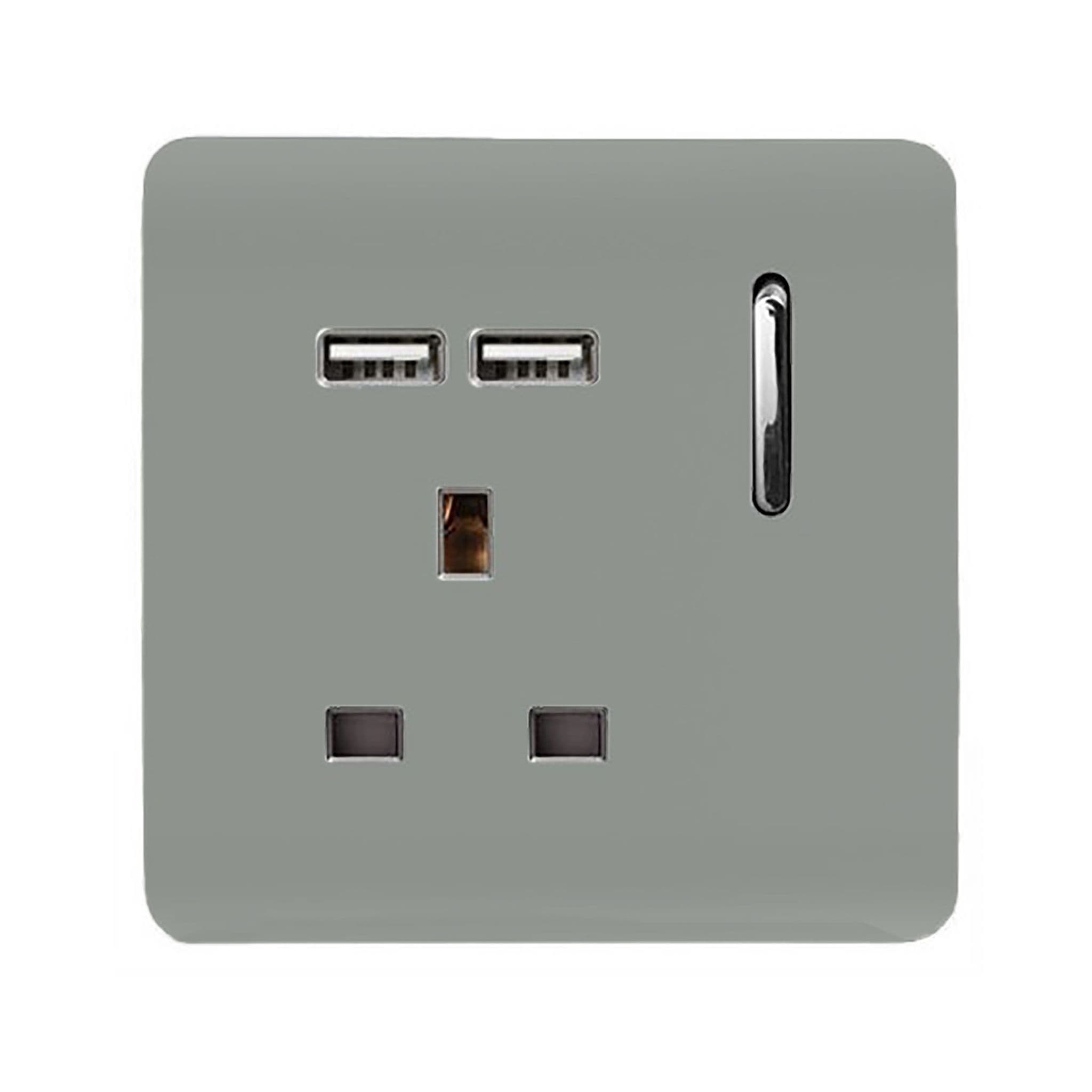 1 Gang USB 2100mA Plug Socket