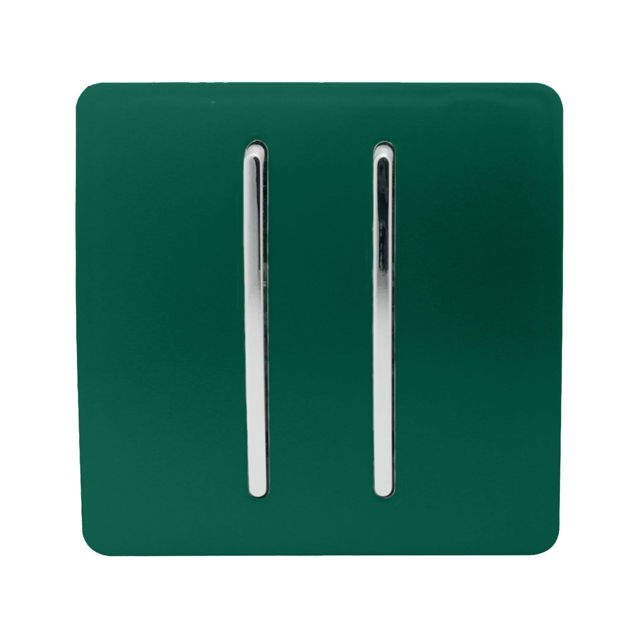 2 Gang 1 or 2 way Rocker Light Switch