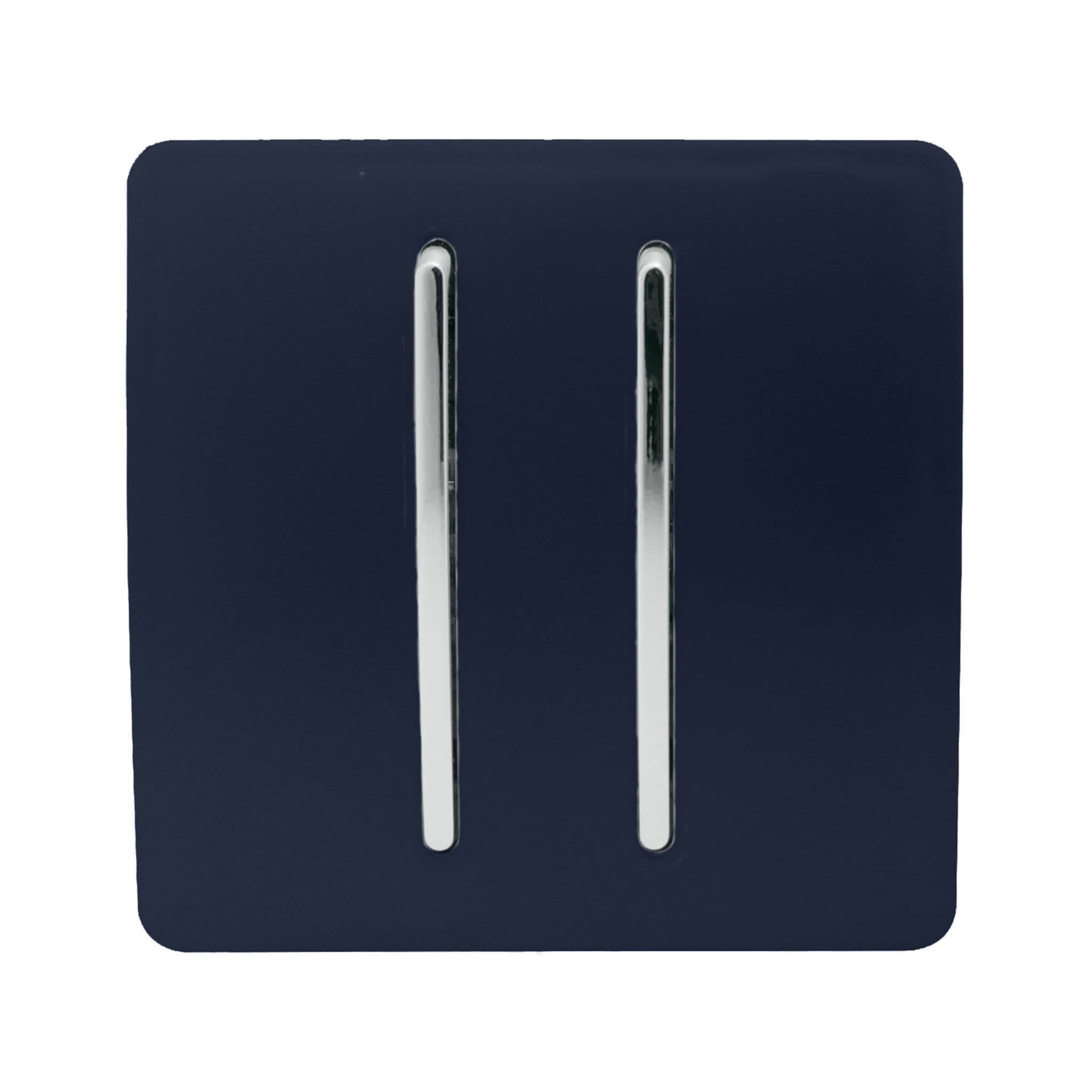 2 Gang Retractive Home Automation Switch