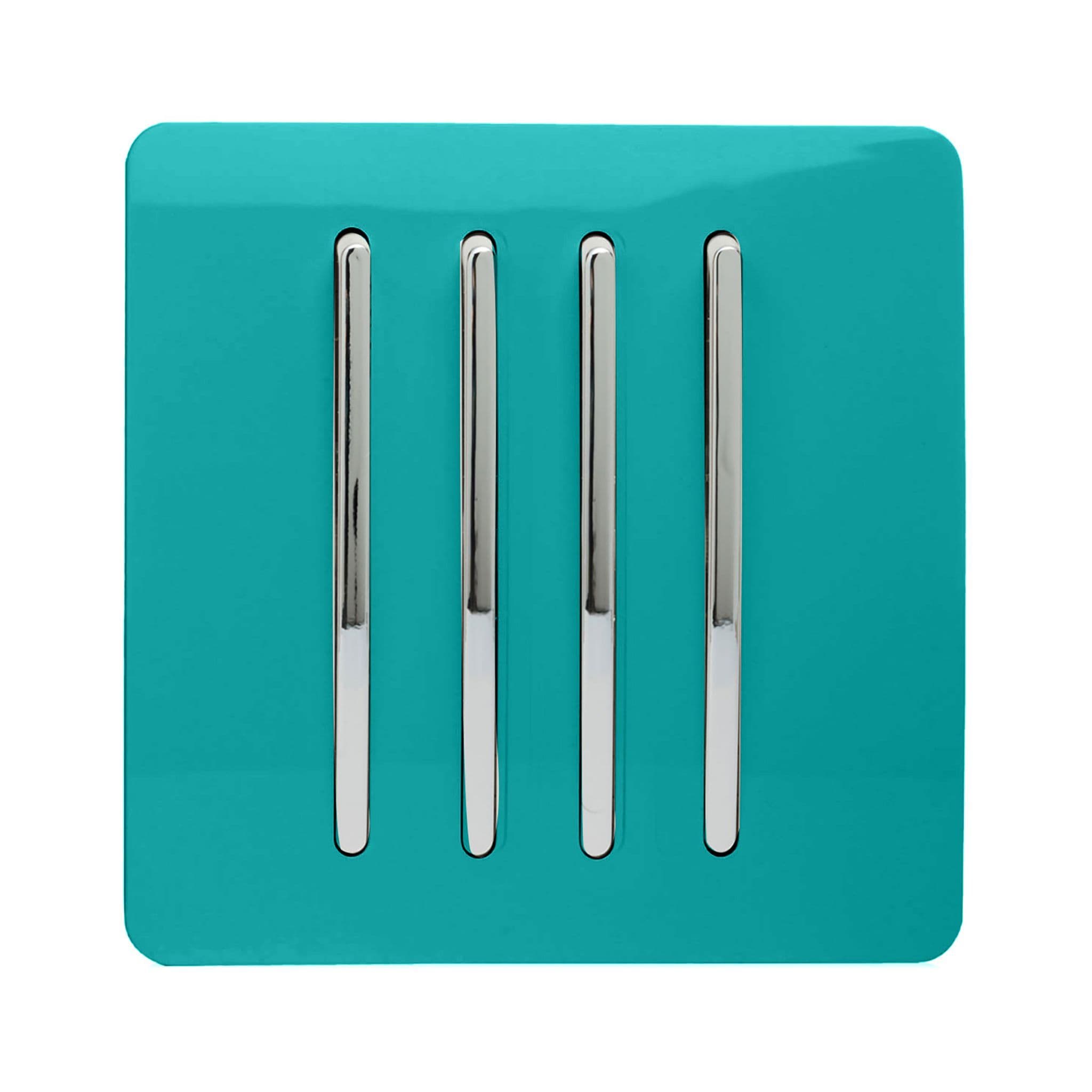 4 Gang 1 or 2 way Rocker Light Switch