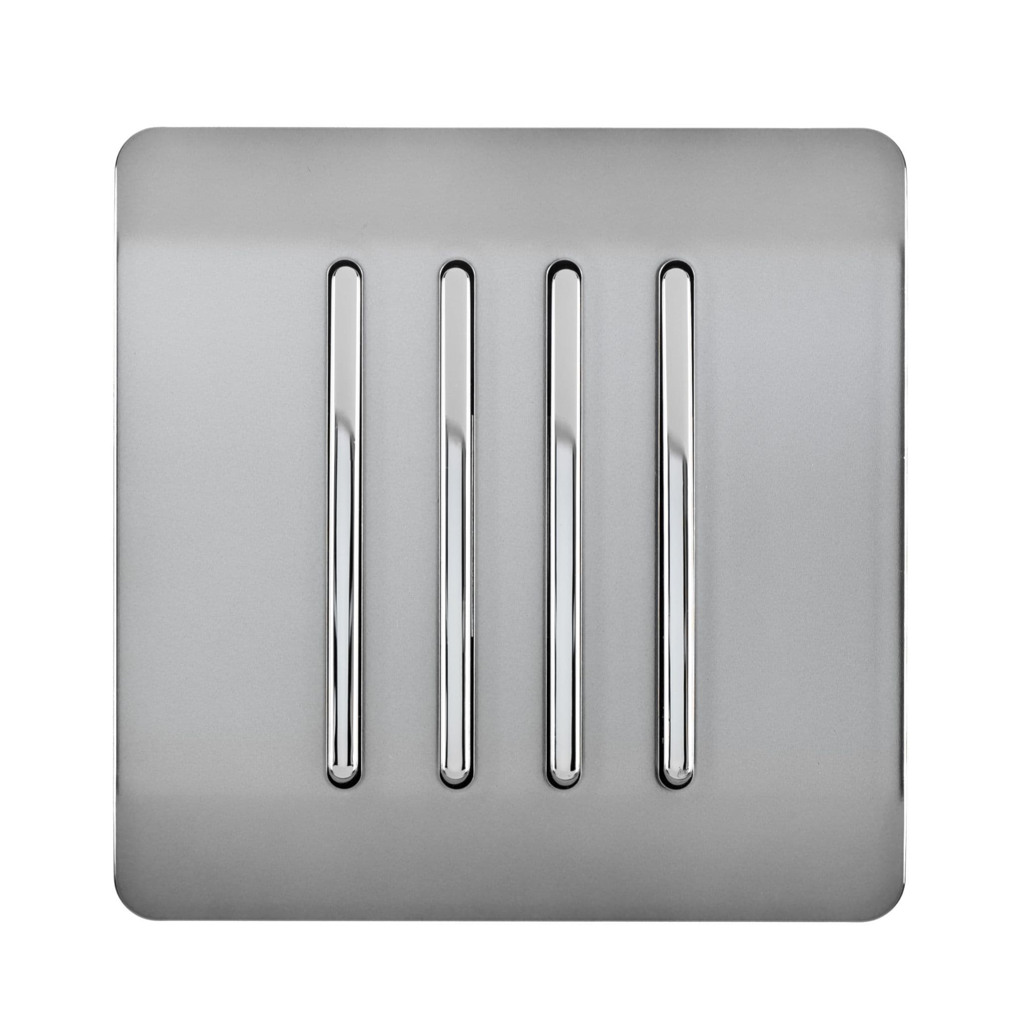 4 Gang 1 or 2 way Rocker Light Switch