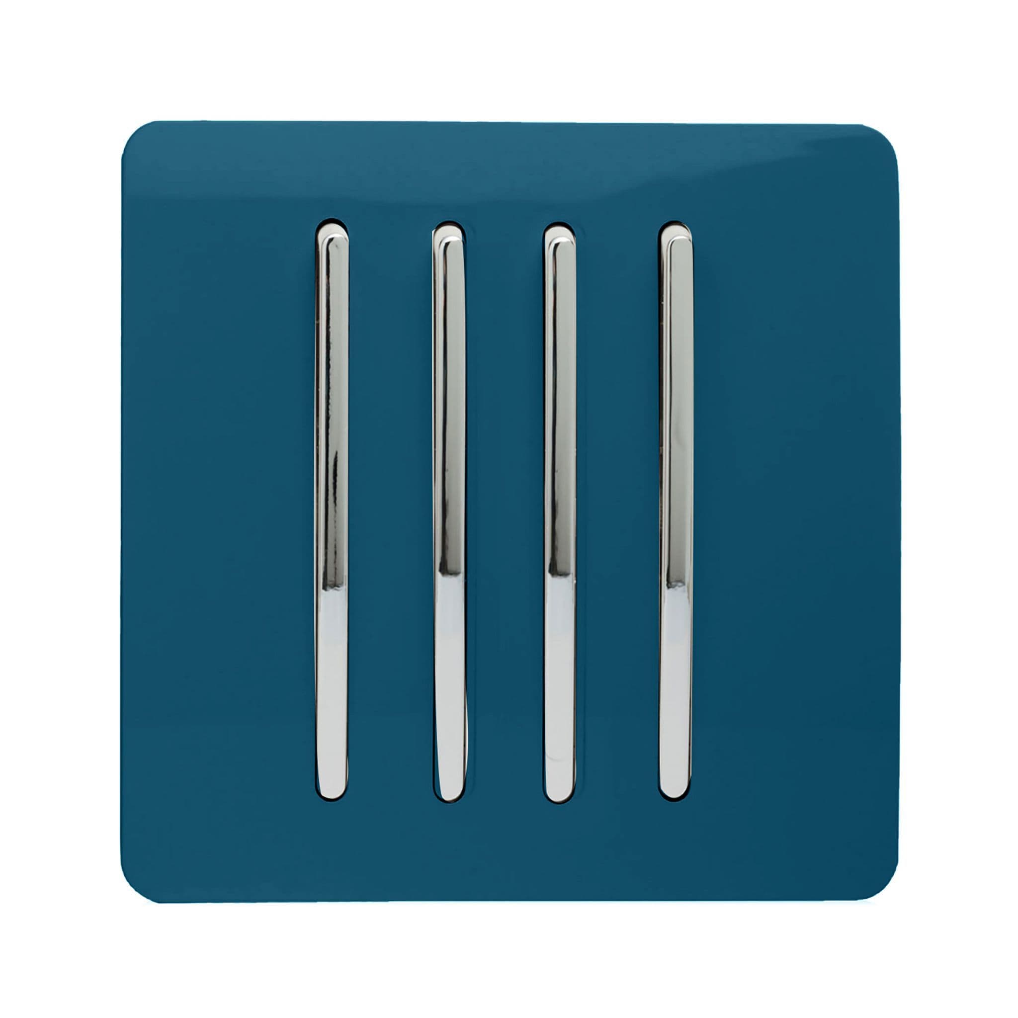 4 Gang 1 or 2 way Rocker Light Switch