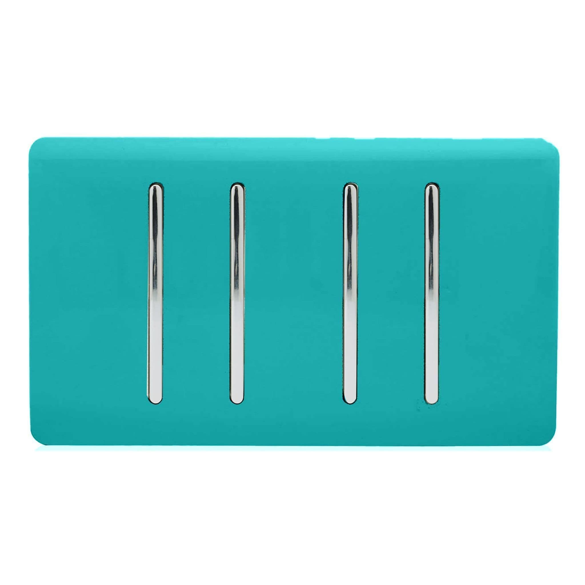 4 Gang Intermediate Rocker Light Switch