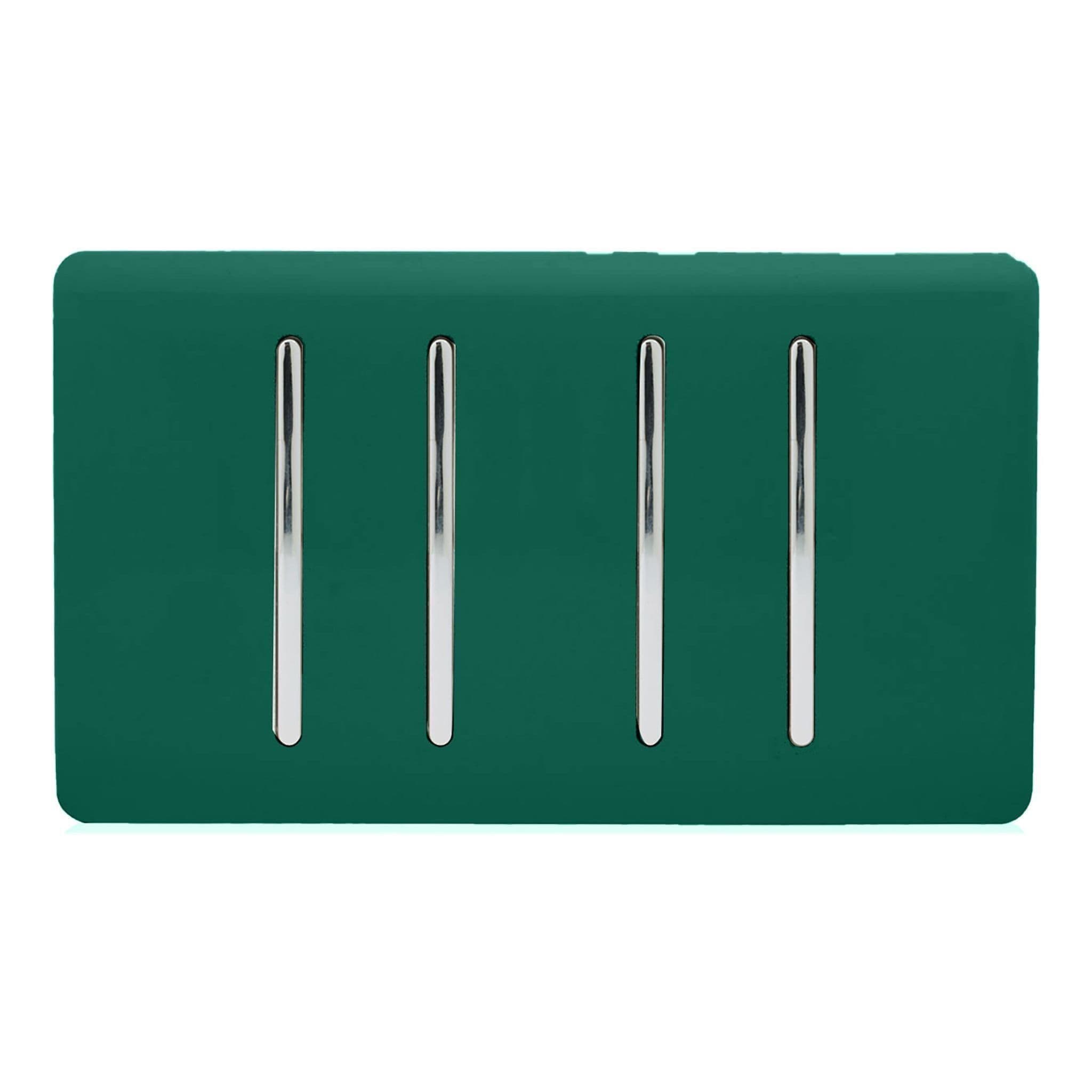 4 Gang Intermediate Rocker Light Switch