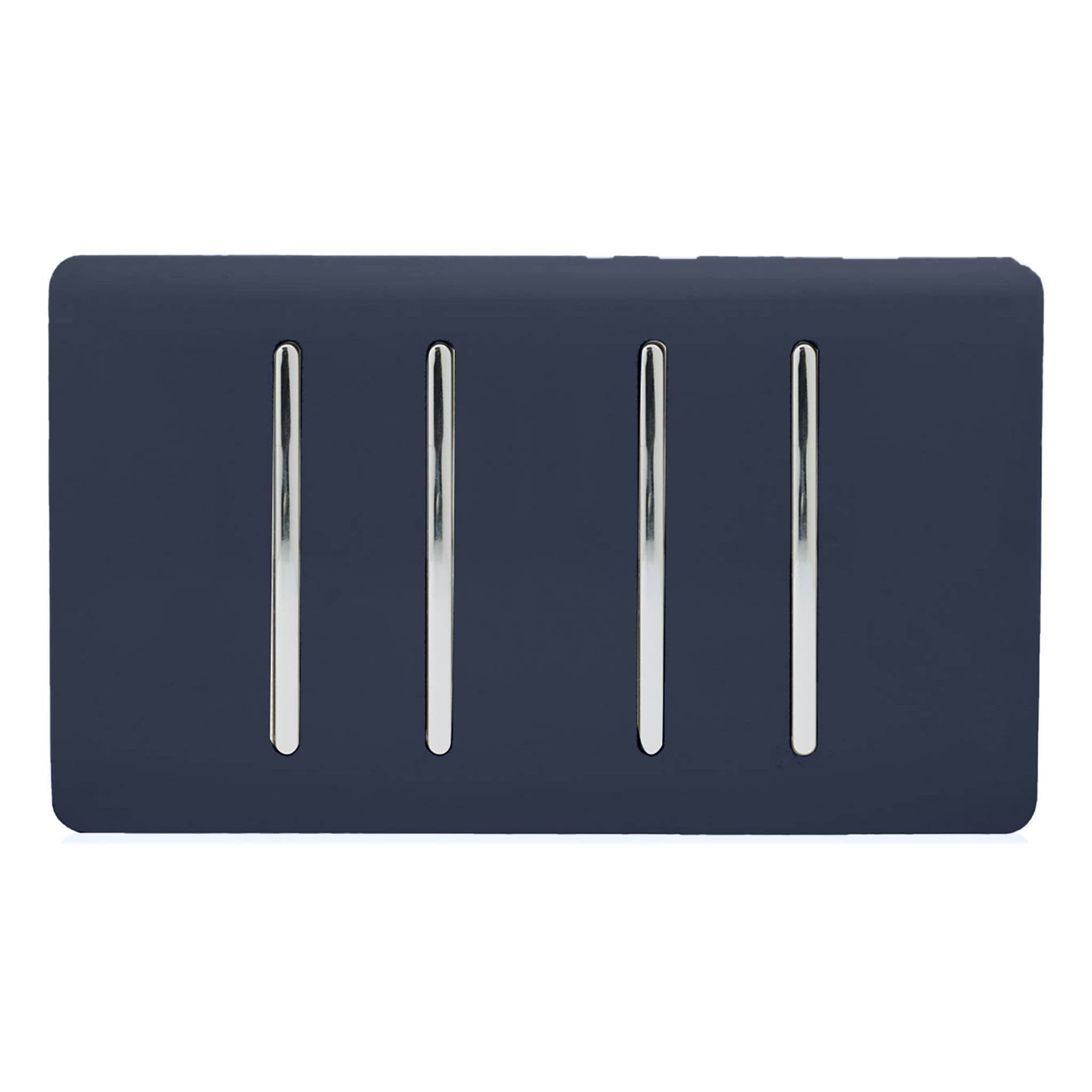 4 Gang Light Switch (1x 1 or 2 Way & 3 x Intermediate)