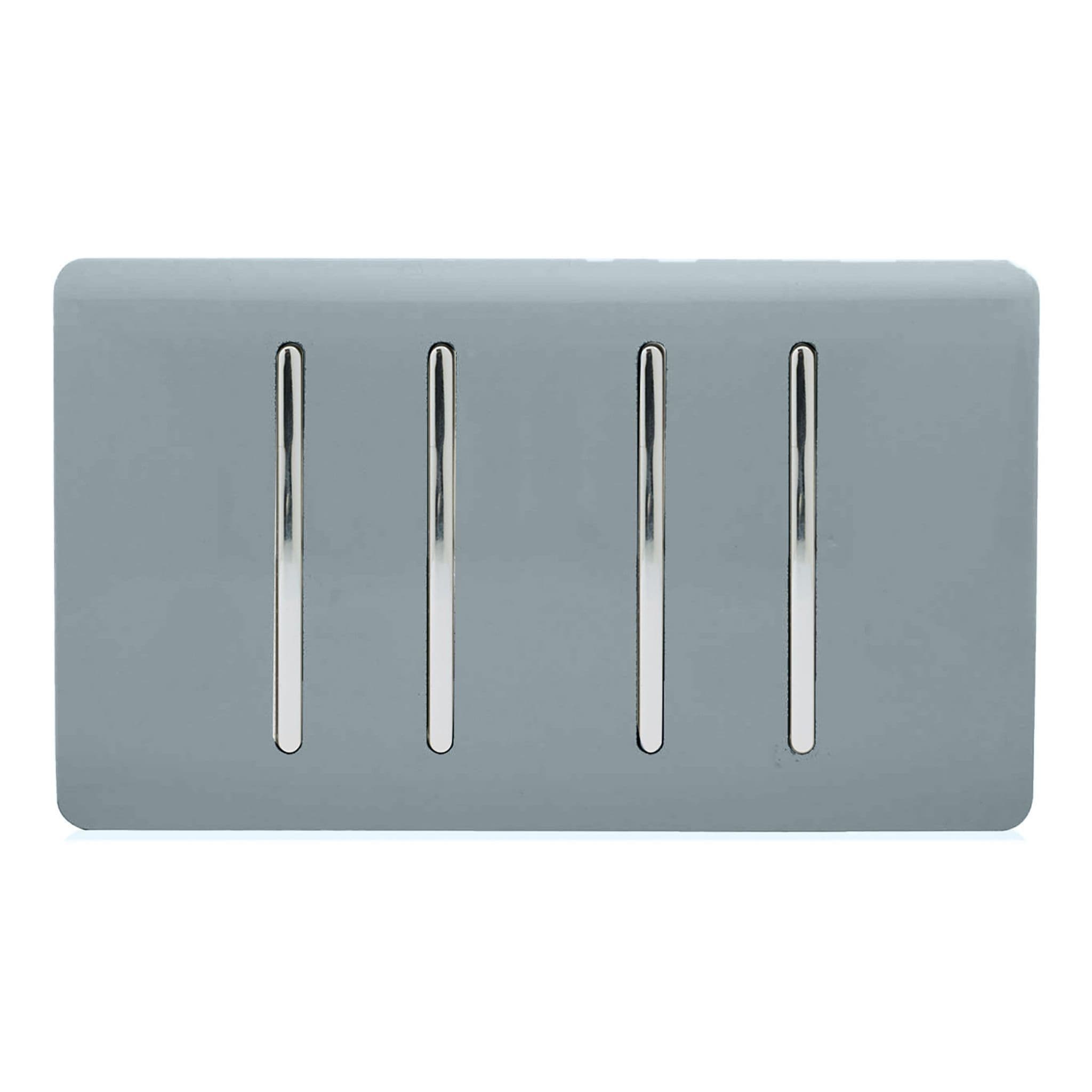 4 Gang Light Switch (3x 1 or 2 Way & 1 x Intermediate)
