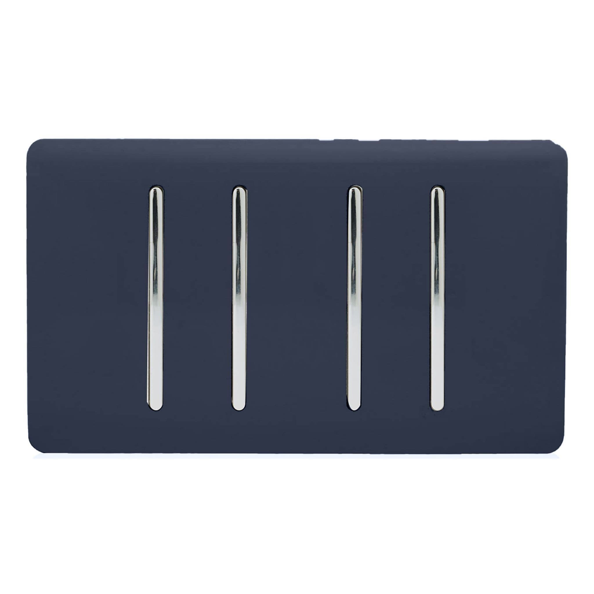 4 Gang Light Switch (3x 1 or 2 Way & 1 x Intermediate)