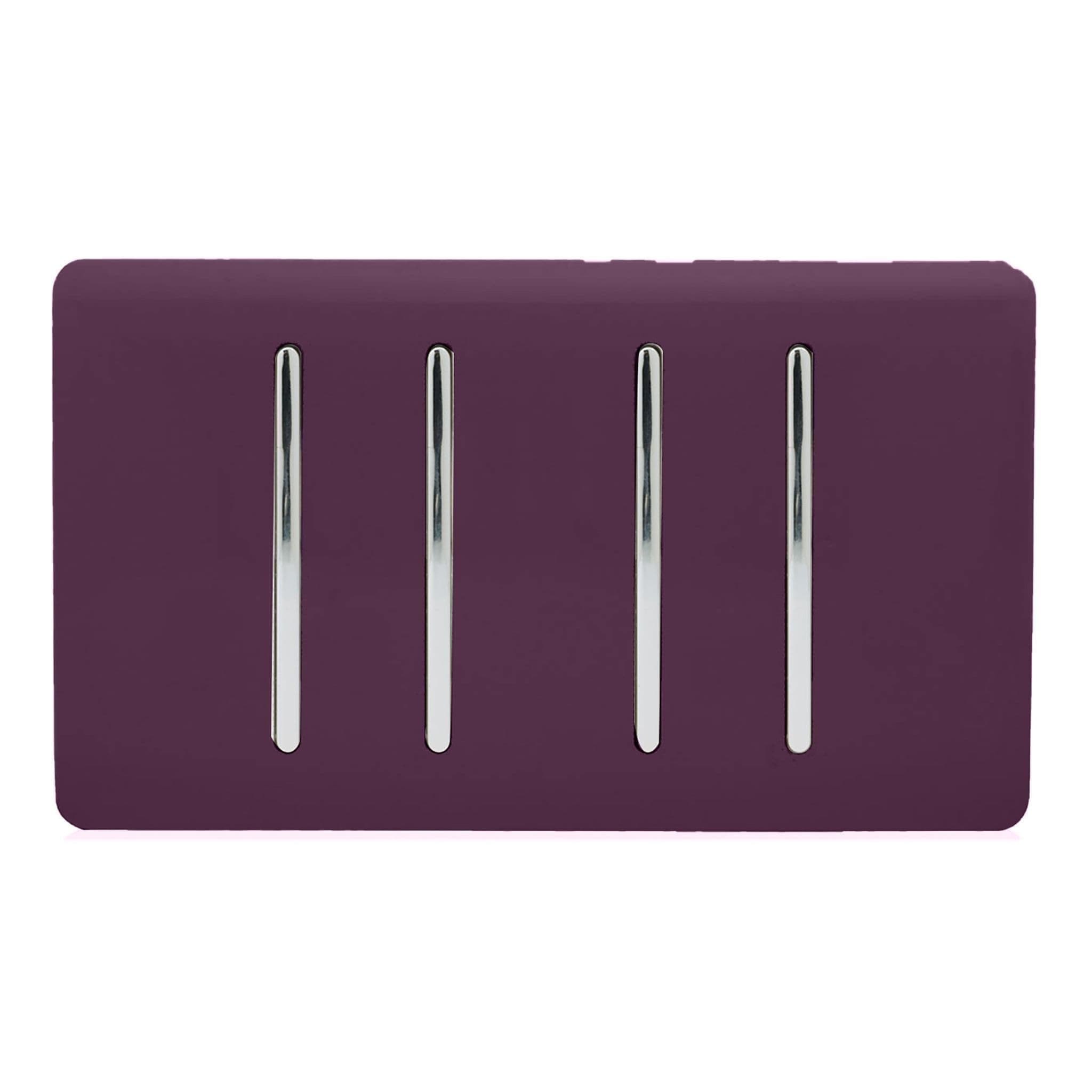 4 Gang Light Switch (3x 1 or 2 Way & 1 x Intermediate)