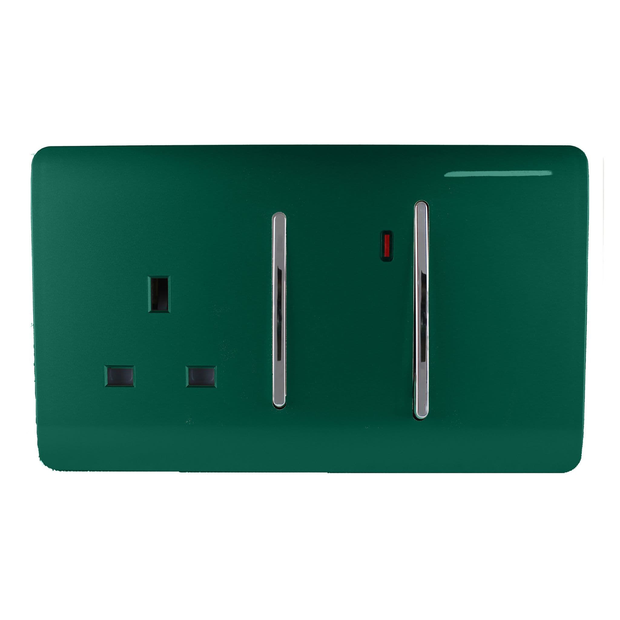 45 Amp Cooker Switch & 13 Amp Plug Socket with Neon