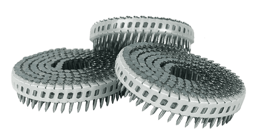 2.1 x 19mm Galvanised Ring Plastic Collated Flooring Coil Nails (10,500)