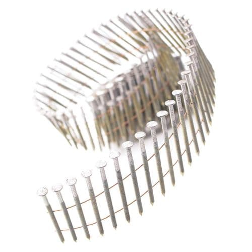 3.1 x 90mm Extra Galv Ring Coil Nails (4,000 Per Box)