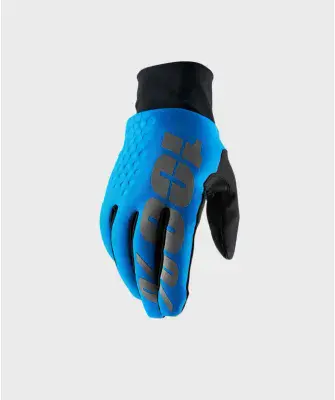 100% Hydromatic Waterproof Brisker Gloves- Blue