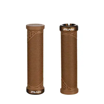 FUNN Hilt JR Lock-On Grips KIDS Brown