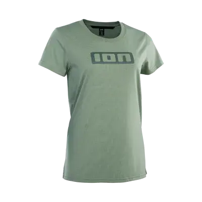 ION Women MTB Jersey Logo DR Shortsleeve- SEA GRASS