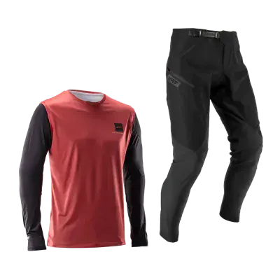 Leatt MTB Ride Kit 1.0 JR- Dusty Red