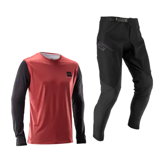 Leatt MTB Ride Kit 1.0 JR- Dusty Red