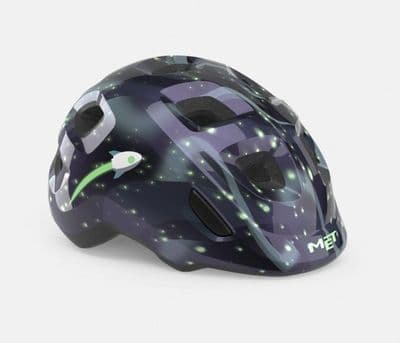 MET Hooray Helmet Black Space Rocket