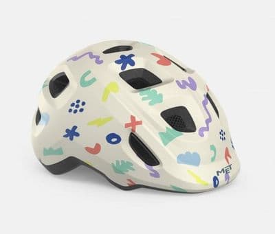 MET Hooray Helmet White Multi Colour